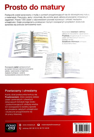 Matematyka LO 2 Prosto do matury Podręcznik [KSIĄŻKA]