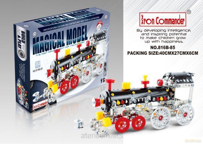 Metalowy pociąg 353 cz. Iron Commander [KLOCKI]