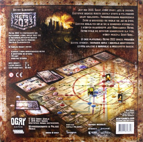 Metro 2033 (edycja polska) [GRA PLANSZOWA]