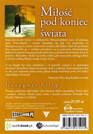 Miłość pod koniec świata - Filip Grzegorz [AUDIOBOOK]