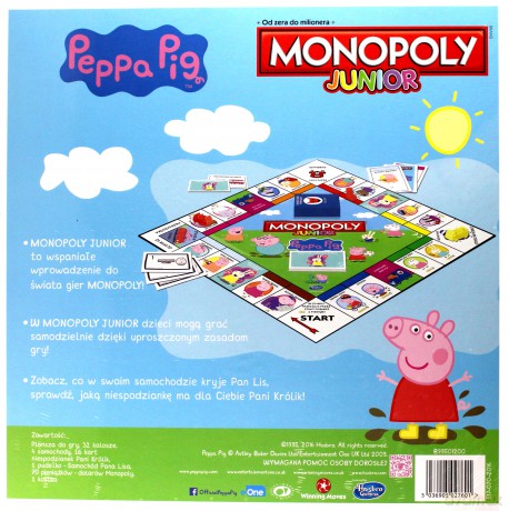 Monopoly Junior Peppa Pig [GRA PLANSZOWA]