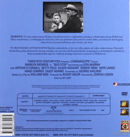 Przystanek autobusowy (Ikony kina) (booklet) [DVD]