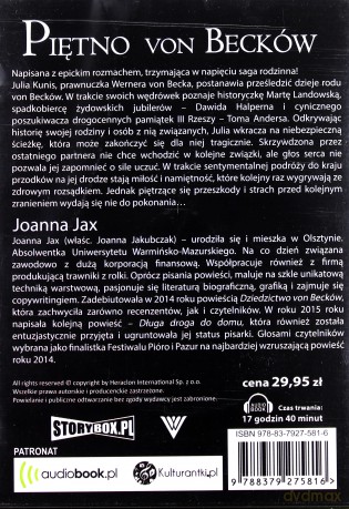 Piętno von Becków - Joanna Jax [AUDIOBOOK]