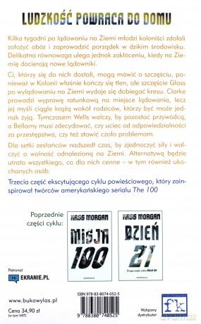 Powrót na Ziemię. Cykl Misja 100 - Kass Morgan [KSIĄŻKA]