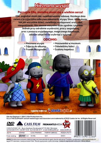 Przygody Słoniczki Elli. Nieznana wyspa [DVD]