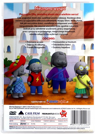 Przygody Słoniczki Elli. Nieznana wyspa [DVD]