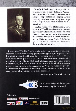 Rotmistrz Pilecki. Raporty z Auschwitz - Witold Pilecki [KSIĄŻKA]