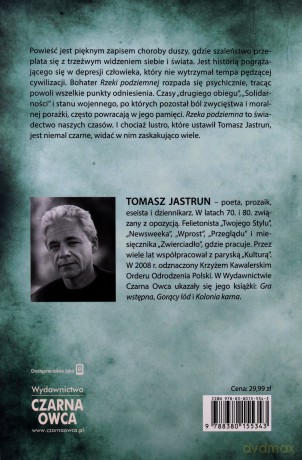 Rzeka podziemna - Tomasz Jastrun [KSIĄŻKA]
