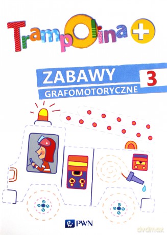 Trampolina + Zabawy grafomotoryczne 3 - Elżbieta Lekan [KSIĄŻKA]