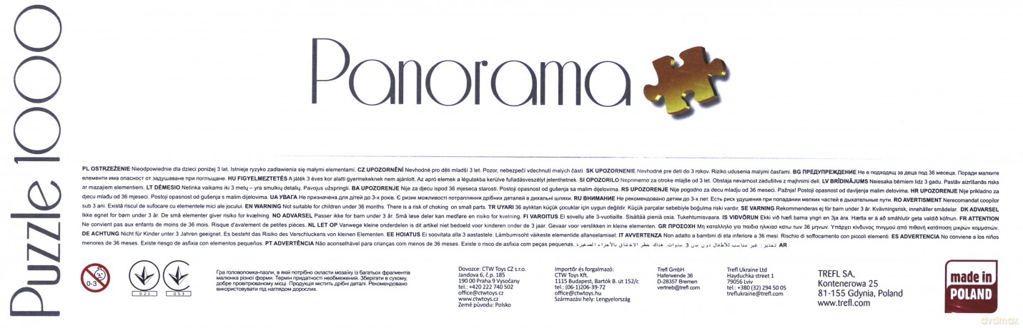 TREFL 1000 el. Panorama - Manhattan [PUZZLE]