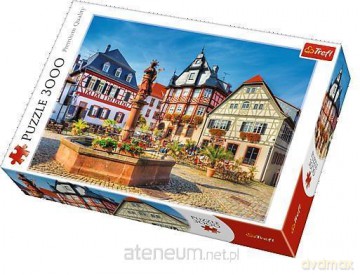 TREFL 3000 el. Rynek w Heppenheim, Niemcy [PUZZLE]