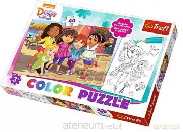 TREFL Color Dora i przyjaciele [PUZZLE]