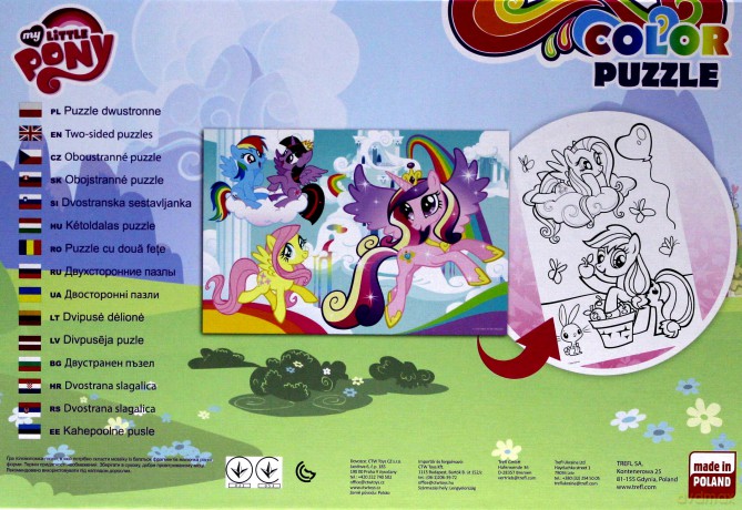 TREFL Color Kucyki Pony w swojej krainie [PUZZLE]