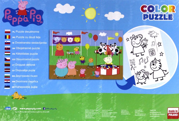 TREFL Color Świnka Peppa [PUZZLE]
