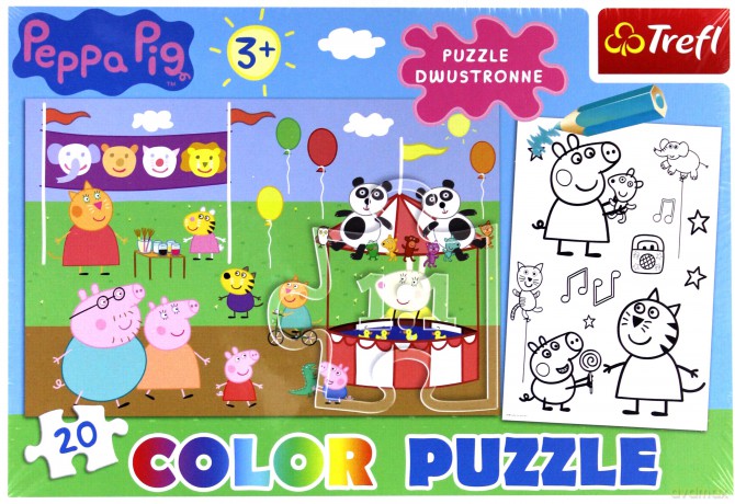 TREFL Color Świnka Peppa [PUZZLE]