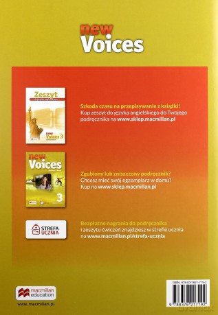 Voices New 3 ćwiczenie [KSIĄŻKA]