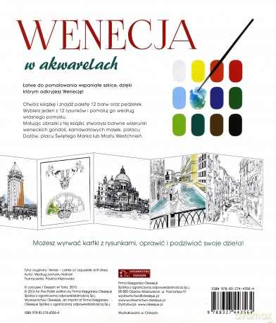 Wenecja w akwarelach [KSIĄŻKA]