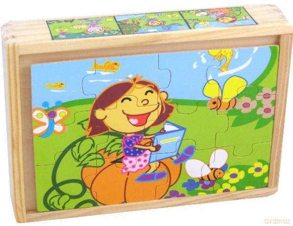 BRIMAREX Drewniane Puzzle Zabawy [PUZZLE]