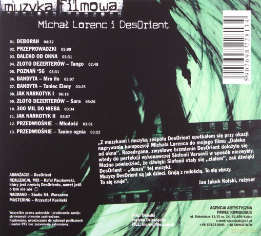 Michał Lorenc & Desorient: Muzyka filmowa (digipack) [CD]