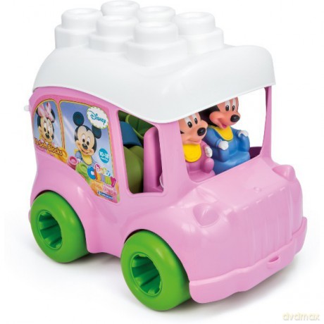 CLEMENTONI Minnie Autobus pełen klocków [KLOCKI]
