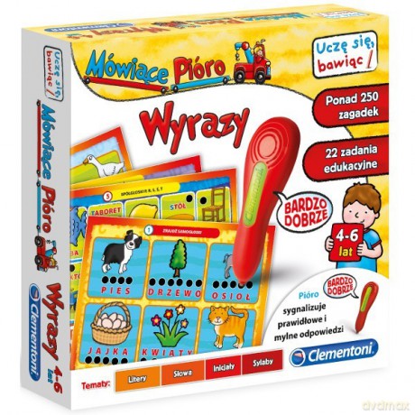 CLEMENTONI Mówiące Pióro Wyrazy [GRA]