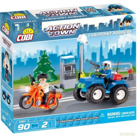 COBI Action Town napad n a bankomat [KLOCKI]