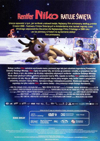 Renifer Niko ratuje Święta (booklet) [DVD]
