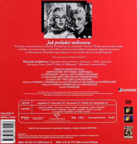 Jak poślubić milionera (Ikony kina) (booklet) [DVD]