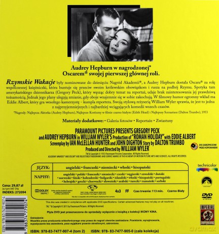 Rzymskie wakacje (Ikony kina) (booklet) [DVD]
