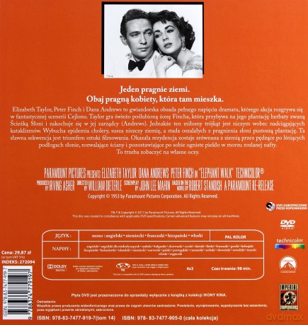 Ścieżka słoni (Ikony kina) (booklet) [DVD]