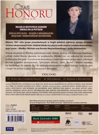 Czas Honoru tom 9 odcinki 25-27 (booklet) [DVD]