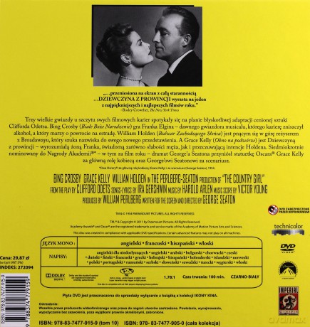 Dziewczyna z prowincji (Ikony kina) (booklet) [DVD]