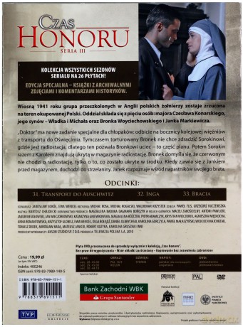 Czas Honoru tom 11 odcinki 31-33 (booklet) [DVD]