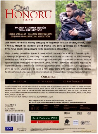 Czas Honoru tom 14 odcinki 40-42 (booklet) [DVD]