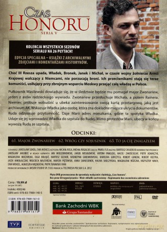 Czas Honoru tom 21 odcinki 61-63 [DVD]