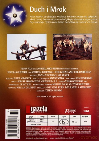 Duch i Mrok [DVD]