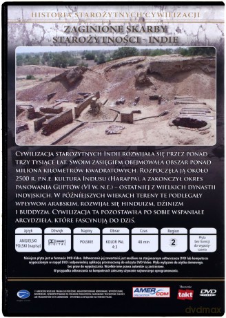 Historia Starożytnych Cywilizacji: Zaginione Skarby Starożytności - Indie [DVD]