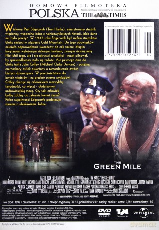 Zielona mila (Domowa Filmoteka) [DVD] 