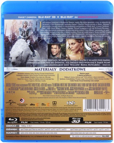 Łowca i Królowa Lodu [Blu-Ray 3D]+[Blu-Ray]