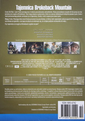 Tajemnica Brokeback Mountain (Filmoteka Dziennika) (slim) [DVD]