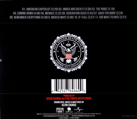 Five Finger Death Punch: American Capitalist [CD]