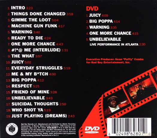 Notorious B.I.G.: Ready to die [CD]+[DVD]
