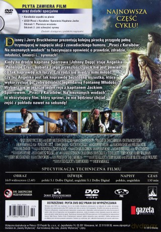 Piraci z Karaibów: Na nieznanych wodach (slim) [DVD]