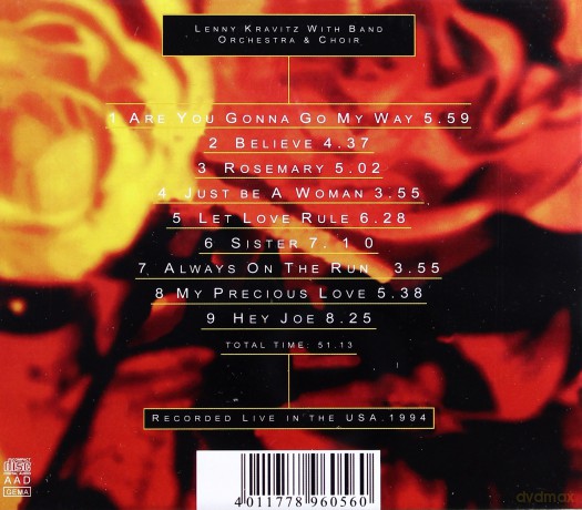 Lenny Kravitz: Unplugged [CD] 