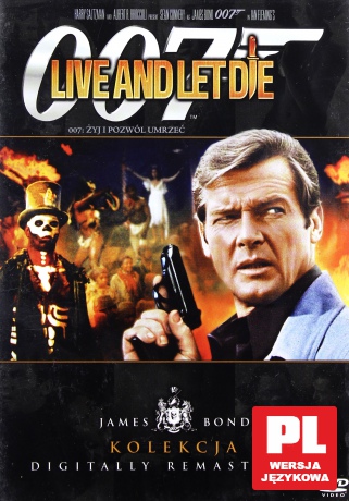 007 James Bond Żyj i pozwól umrzeć (slim) [DVD]