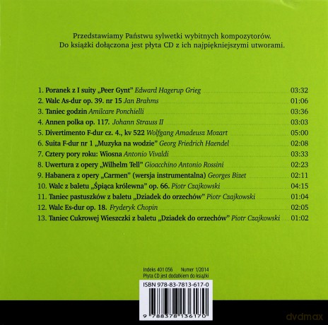 Muzyka klasyczna dla dzieci [CD] 