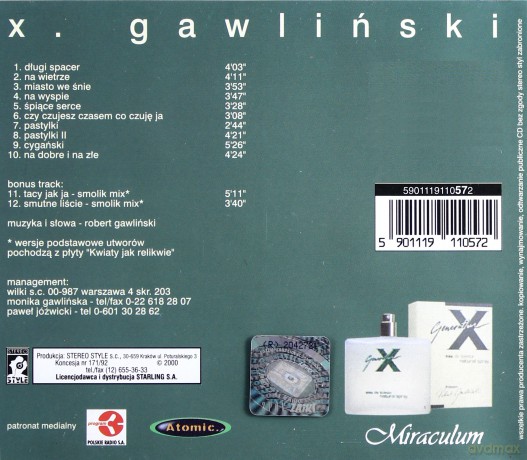 Robert Gawliński: X [CD] 