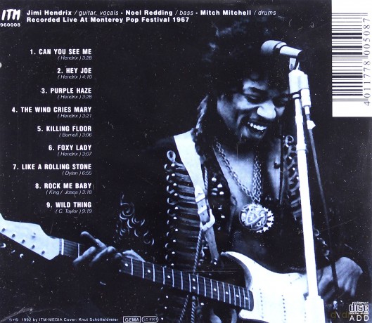 Jimi Hendrix: Live at Monterey Pop Festival [CD] 