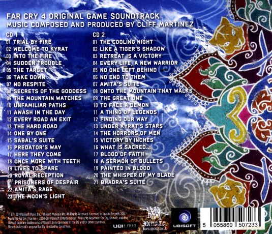 Farcry 4 soundtrack (Cliff Martinez) [2CD]