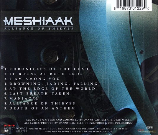 Meshiaak: Alliance Of Thieves [CD]